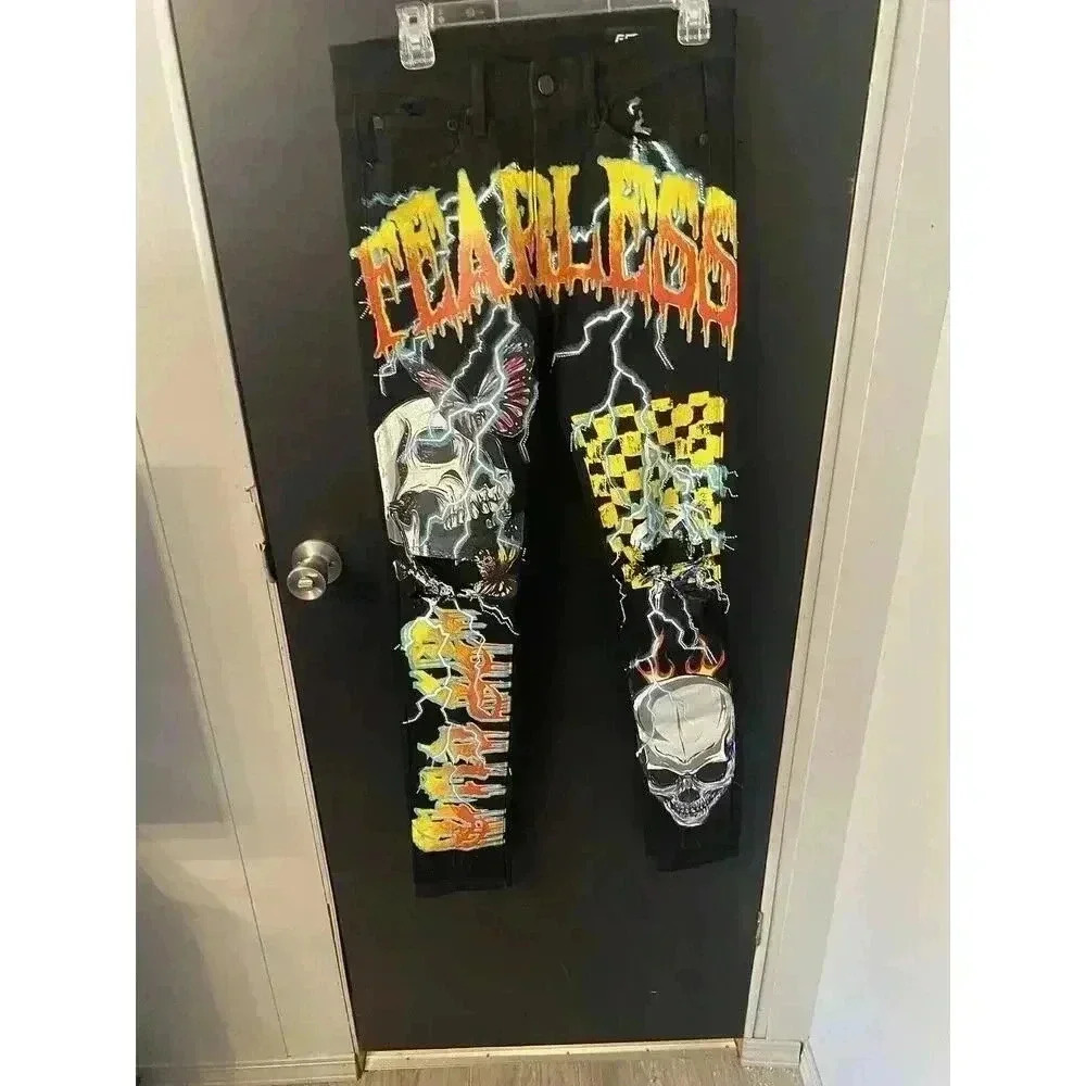 GFTD Los Angeles Black Fearless Jeans Size 30